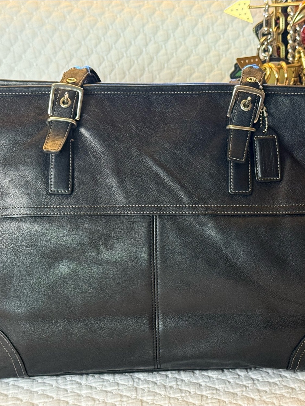Vintage Coach Hampton Tote